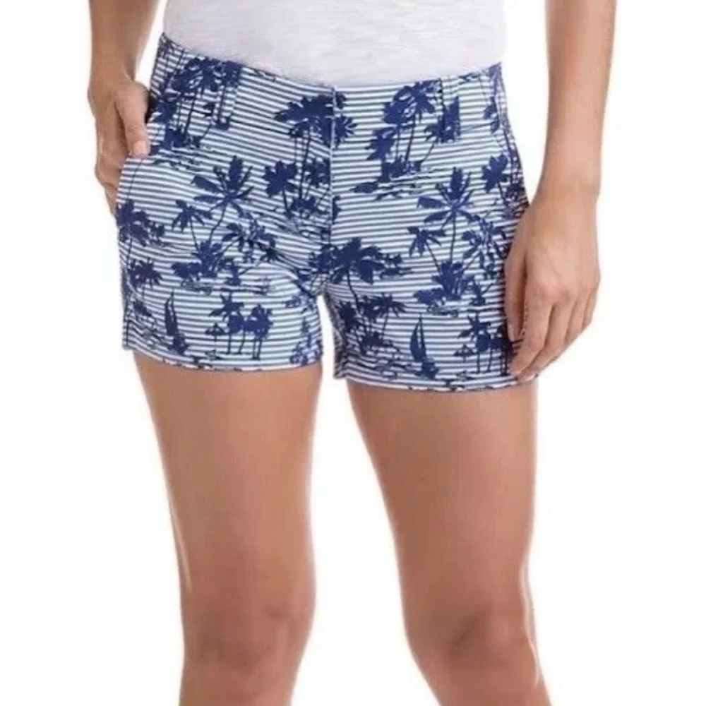 Vineyard Vines Island Striped Shorts in Deep Bay size 2